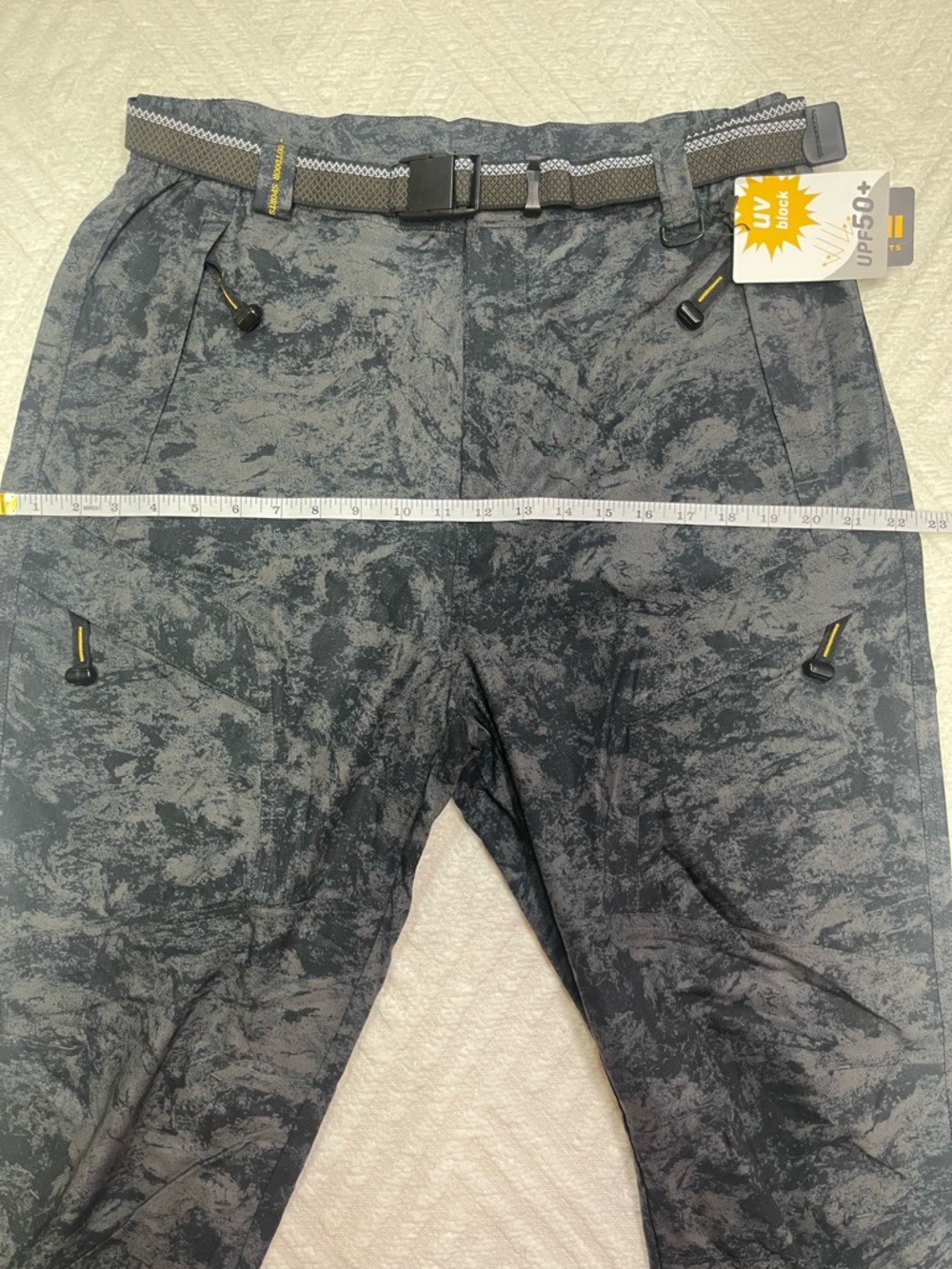 SIKAINI Outdoor Camouflage Utility Pants in Gray and Black - Picture 12 of 15